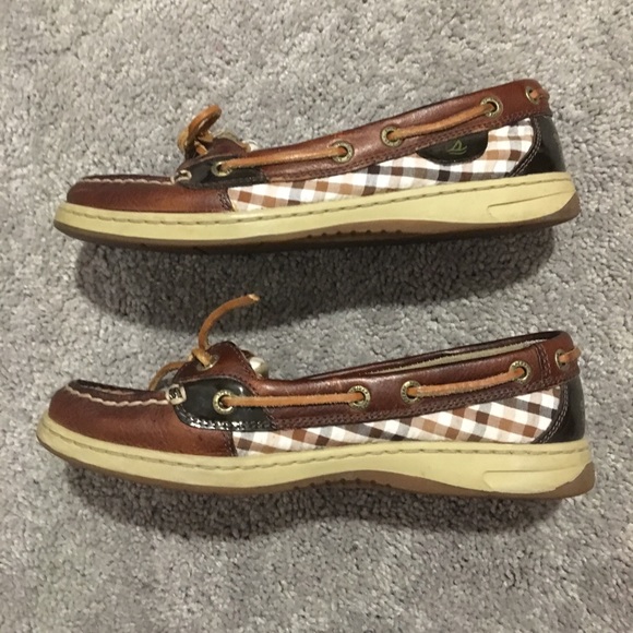 Sperry top sider women 6.5 m leather/fabric upper - Picture 5 of 8